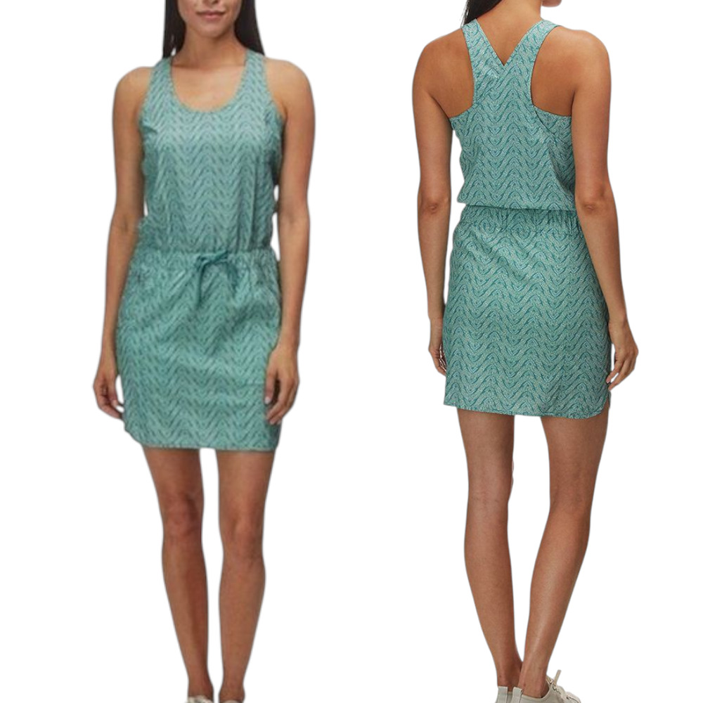 Patagonia Teal Printed Racerback Sundress